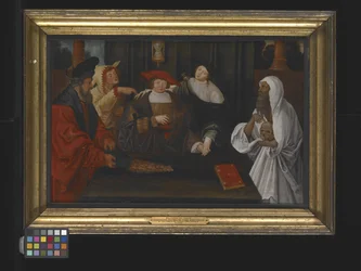 Allegory of Youth Crossing Between Fame and Folly