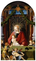 Mary with the Child and Angels