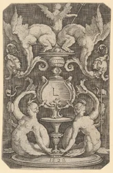 Panel of Ornament with Two Sirens