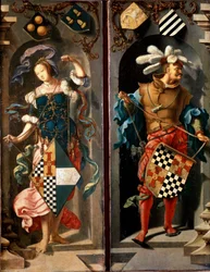 The Healing of Blind Man of Jericho (side panel)