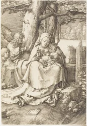 The Virgin and Child with Two Angels
