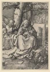 The Virgin and Child with Two Angels, 1523