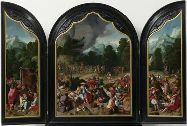 Triptych with the Adoration of the Golden Calf