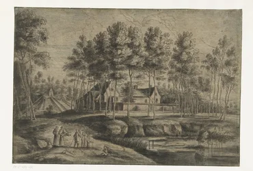 View of the Capuchin Monastery in Tervuren