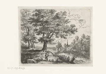 Landscape with a Shepherd (Small Landscapes series)