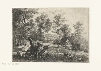 Landscape with a House and a Well (Five Landscapes)