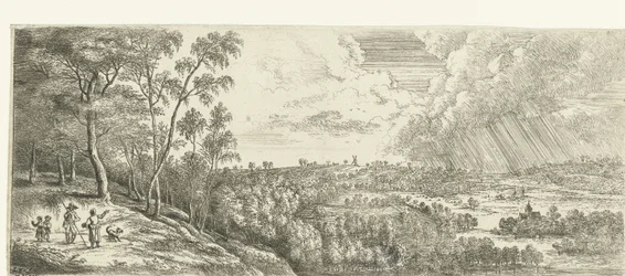 Landscape with a Rain Shower (series title)