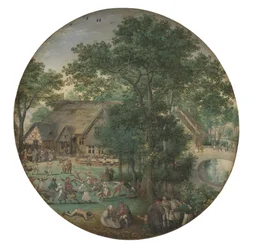 Peasant Wedding. The Wedding Dance in the Open Air