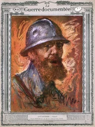 Pepere, portrait of old hairy redhead