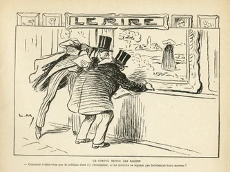 Illustration in Le Rire, 20/04/12 - The review of exhibitions - Art, Painting exhibitions, Cartoon exhibitions - Art reviews