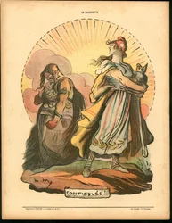 La Baionnette, Satirical in Colors, 1918.4.18: War of 14-18