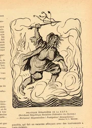 The Red Laugh, Satire in Black and White