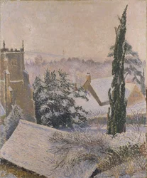 East Knoyle Church: Snow