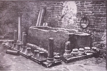 Tomb, illustration from Romeo and Juliet