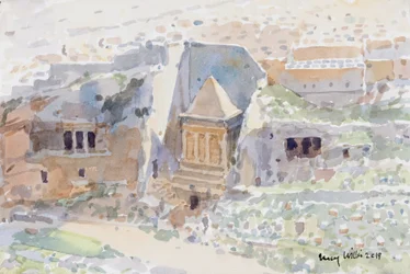 Ancient Tombs in the Kidron Valley, Jerusalem