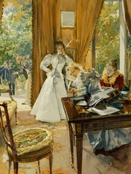 In the Drawing Room, 1897