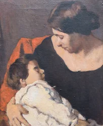 Woman with child