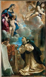The Apparition of the Virgin and Child Jesus to Saint