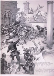 If ever you disturb our streets again (illustration from Romeo and Juliet)