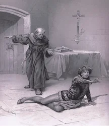 Live here in heaven, and may look at her (illustration from Romeo and Juliet)