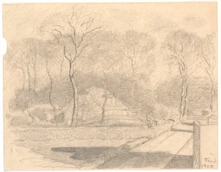 House at the Entrance to a Forest
