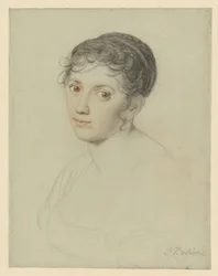 Female Head, Bust-Length Portrait