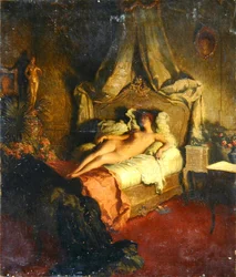 Nude on a Red Bed