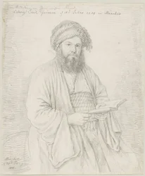 The Carmelite Father Wolfgang Bock in Oriental Costume