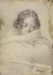 Portrait of the writer Bettine von Arnim, née Brentano, ca. 1809