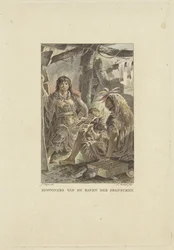 Family in Their Hut