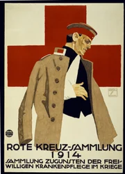 Fund Raising Campaign for German Red Cross (colour litho)