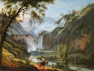 Landscape with a Waterfall
