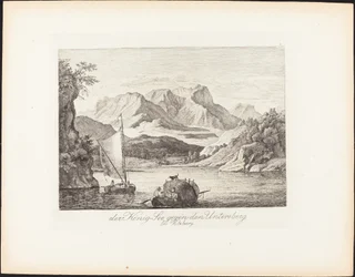 Königsee toward the Untersberg near Salzburg