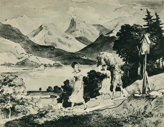 Lake Fuschl, Salzburg, Austria, 1823, 1943