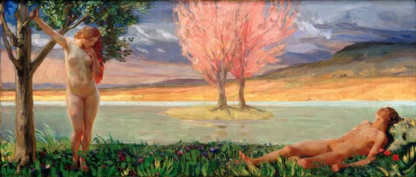 Adam and Eve in a Paradise Landscape