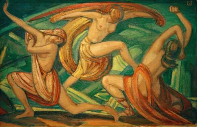 Three Dancing Women