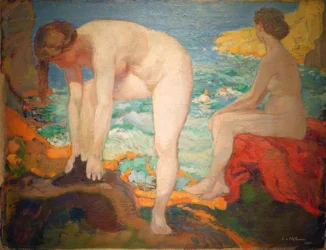 L. v. Hofmann, Bathers by the Sea
