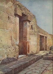 Pompeii: Via degli Augustali, Entrance to a Patrician House