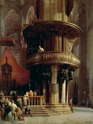 Preaching in the Duomo of Milan
