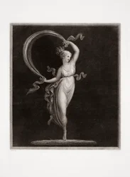 Dancing. Engraved by Luigi Cunego. Design by Antonio Canova