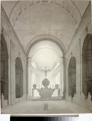 Interior View of a Church