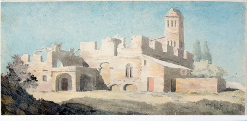 Ruins of a Monastery in the Region of Genoa