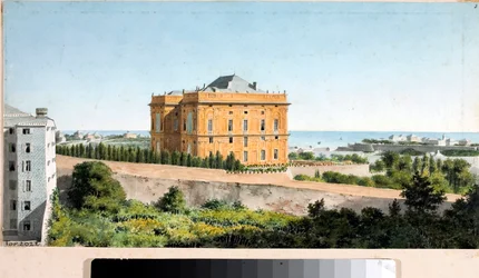 View of Palazzo Pallavicini called Palazzo delle Peschiere, Genoa
