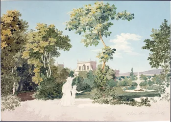 View of Villa Corsi a Sesto Fiorentino near Florence