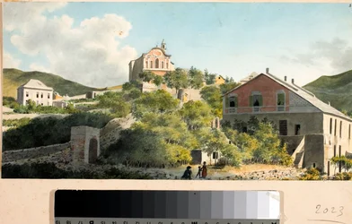 View of the Hill and Church of Oregina, Genoa