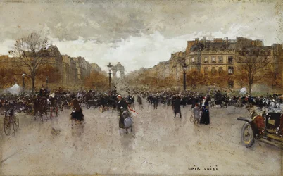Rond Point des Champs Elysees, Paris