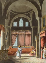Interior of a harem in Cairo