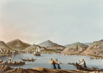 The Western Harbour of the Island of Samos, plate 60 from Views in the Ottoman Dominions, pub. by R. Bowyer, 1810