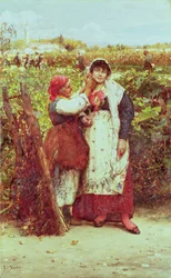 Peasants in a Vineyard