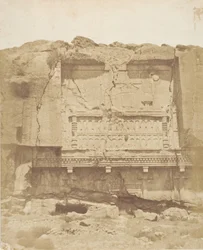 Tomb on the Rock at Persepolis, 1858